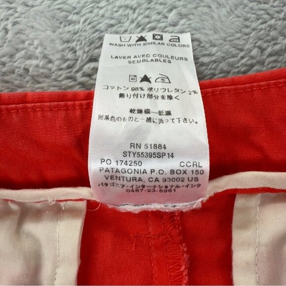 Patagonia Women's Sz 8 (30x26) US Red Stretch All-Wear Capris 55395 Style Number - Picture 7 of 12